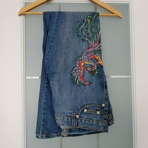 Embroidered Jeans
